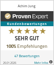 ProvenExpert Bewertungssiegel 3